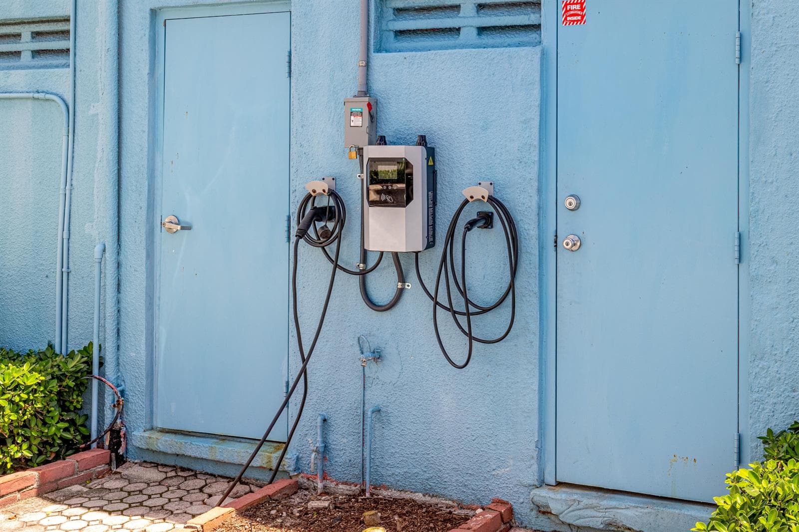 Front Building-Tesla Charger