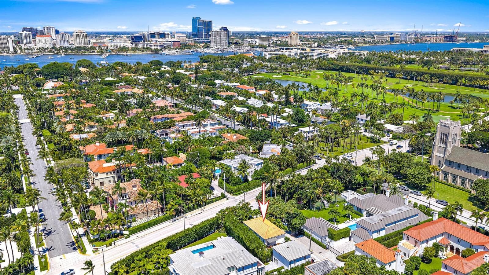 Aerial west