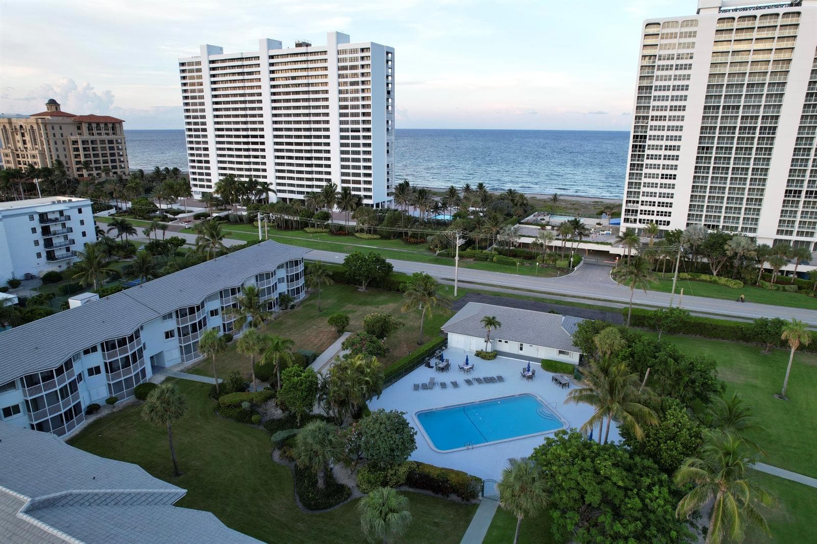 Aerial pool View