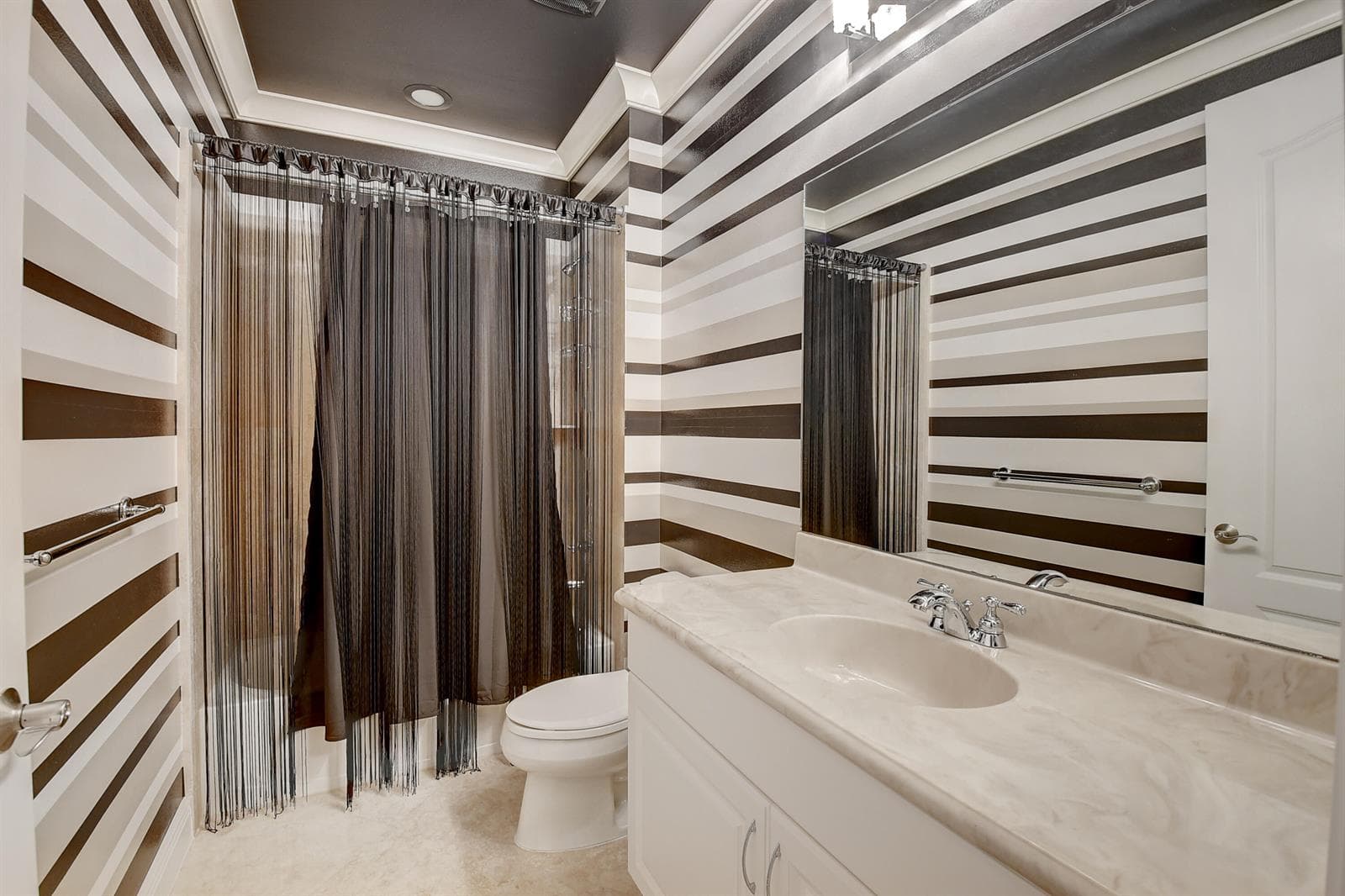 Lower level bath