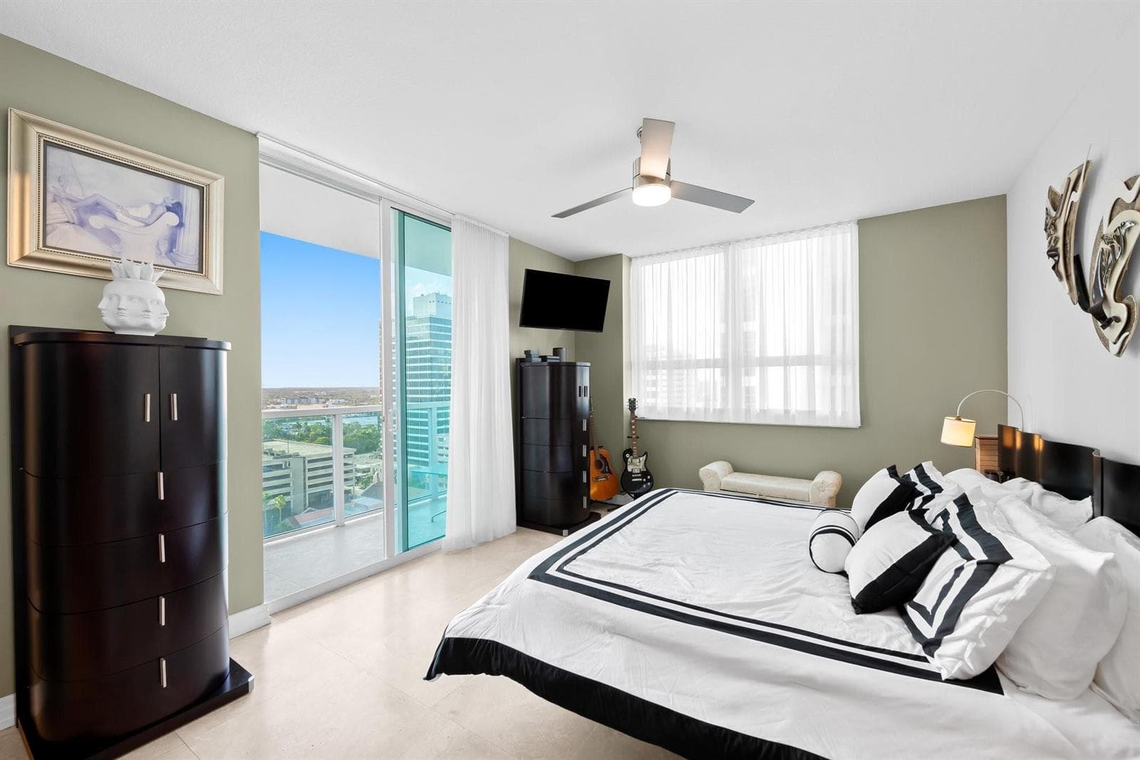 Primary Bedroom - 3rd balcony, Sunset.