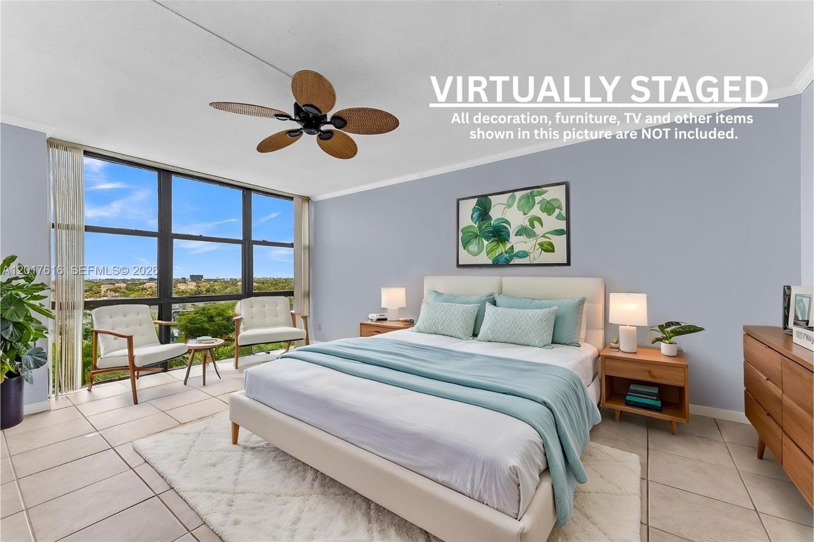 Design Ideas - Virtually Staged.  800 Parkview Drive, Unit #1007 - FOR SALE.Three Islands, Hallandale Beach, FL 33009. Florida. Oceanview Park Condominium.