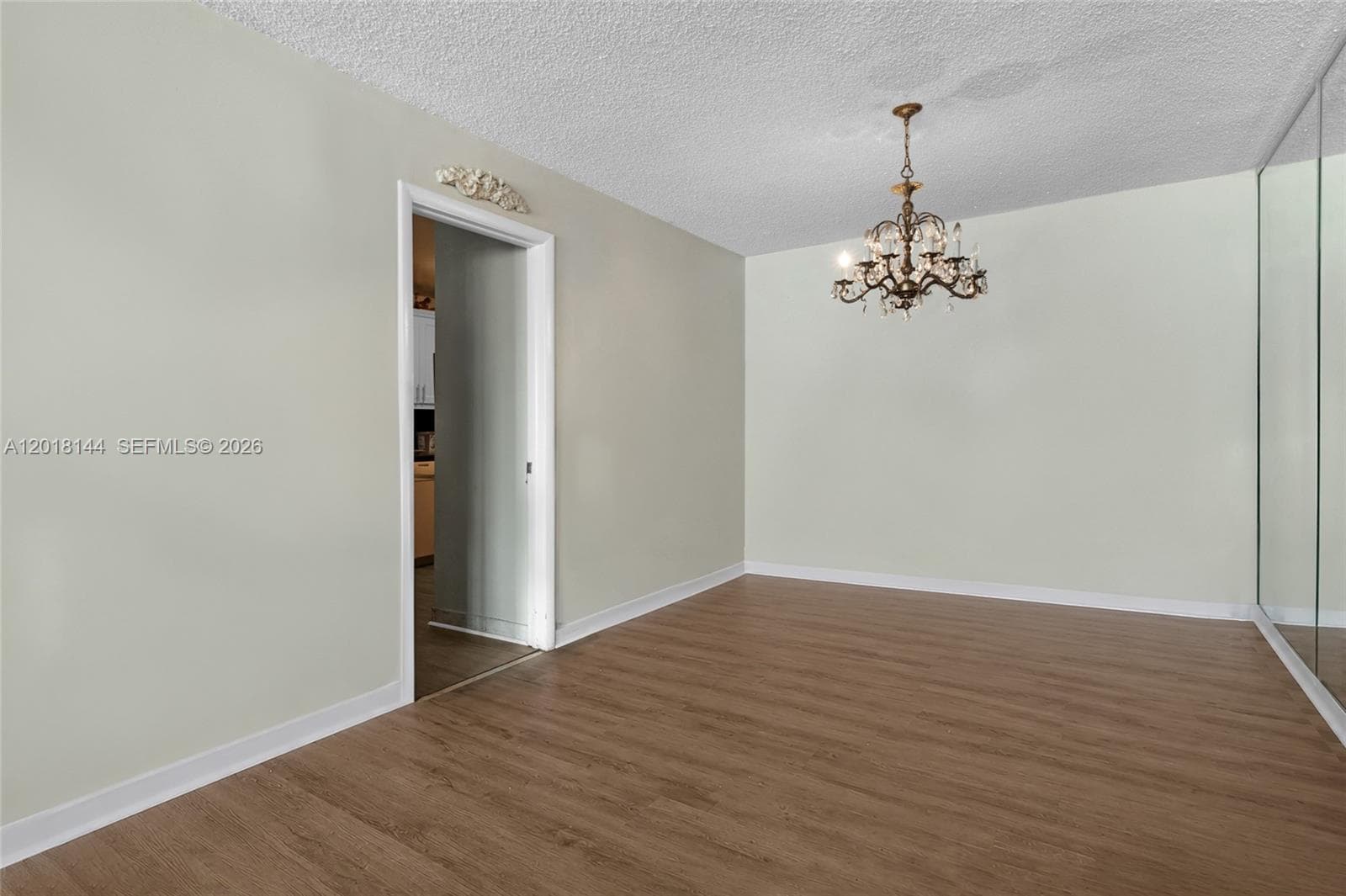 Furniture virtually removed