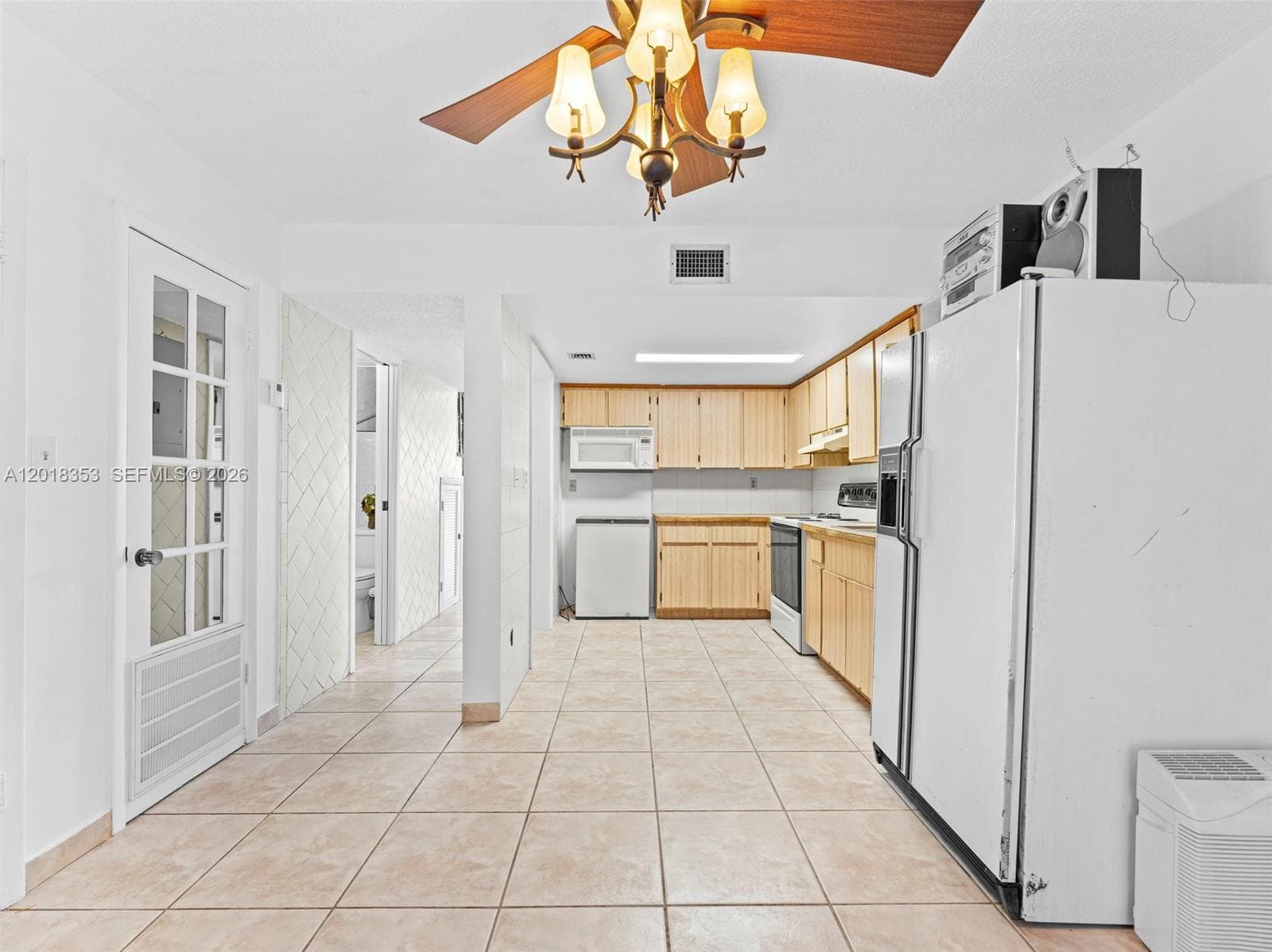 Split Hallway/Kitchen View
