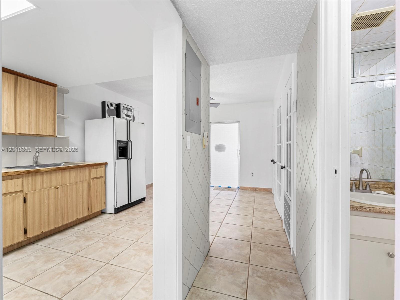 Split Hallway/Kitchen View