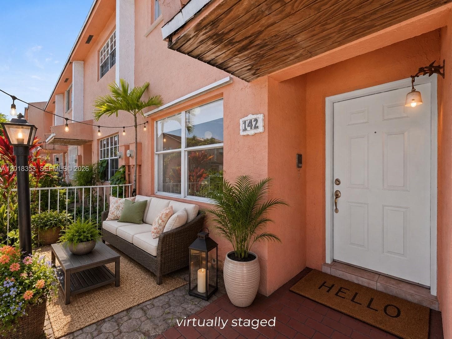 Virtually staged