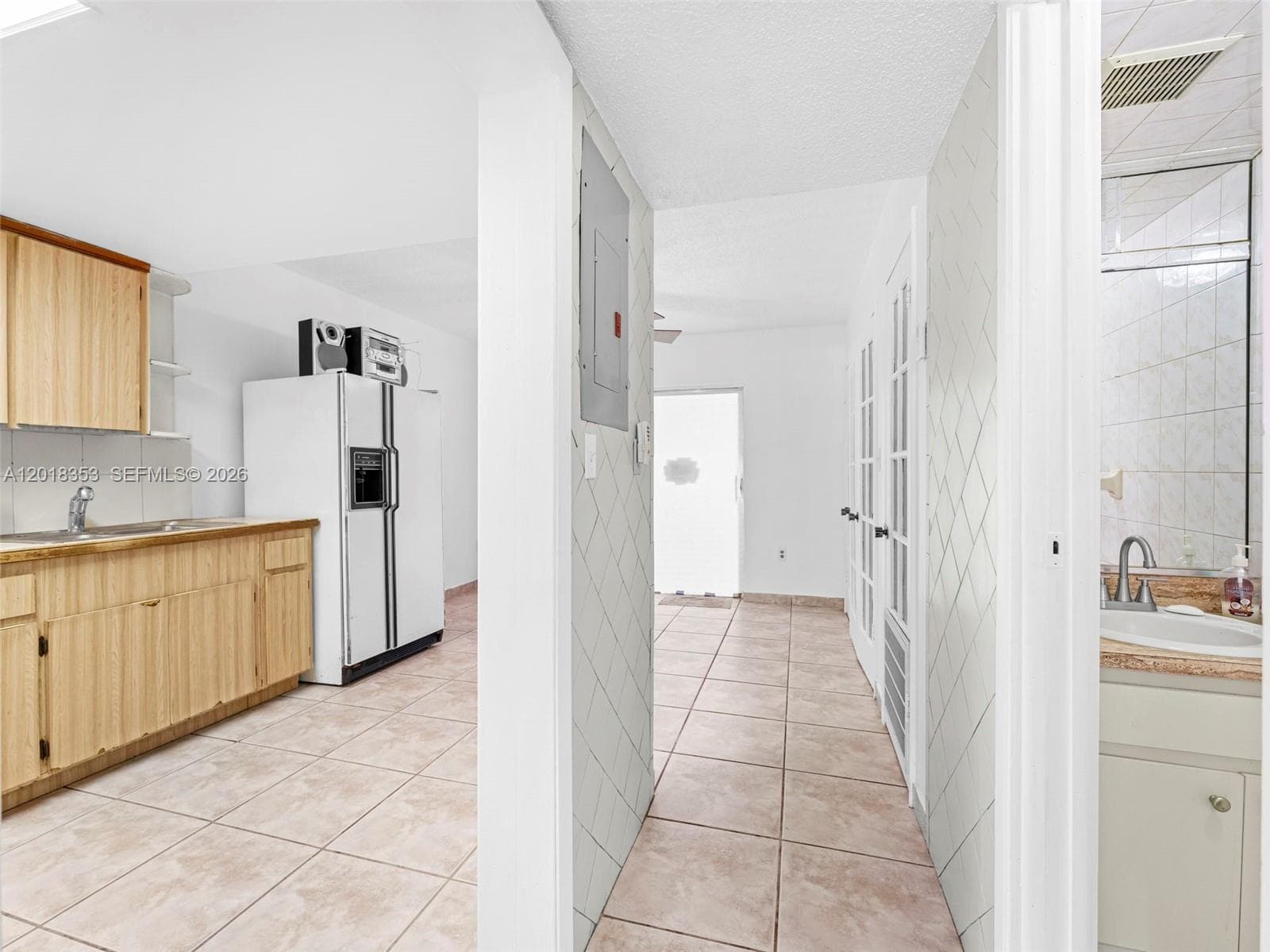 Split Hallway/Kitchen View