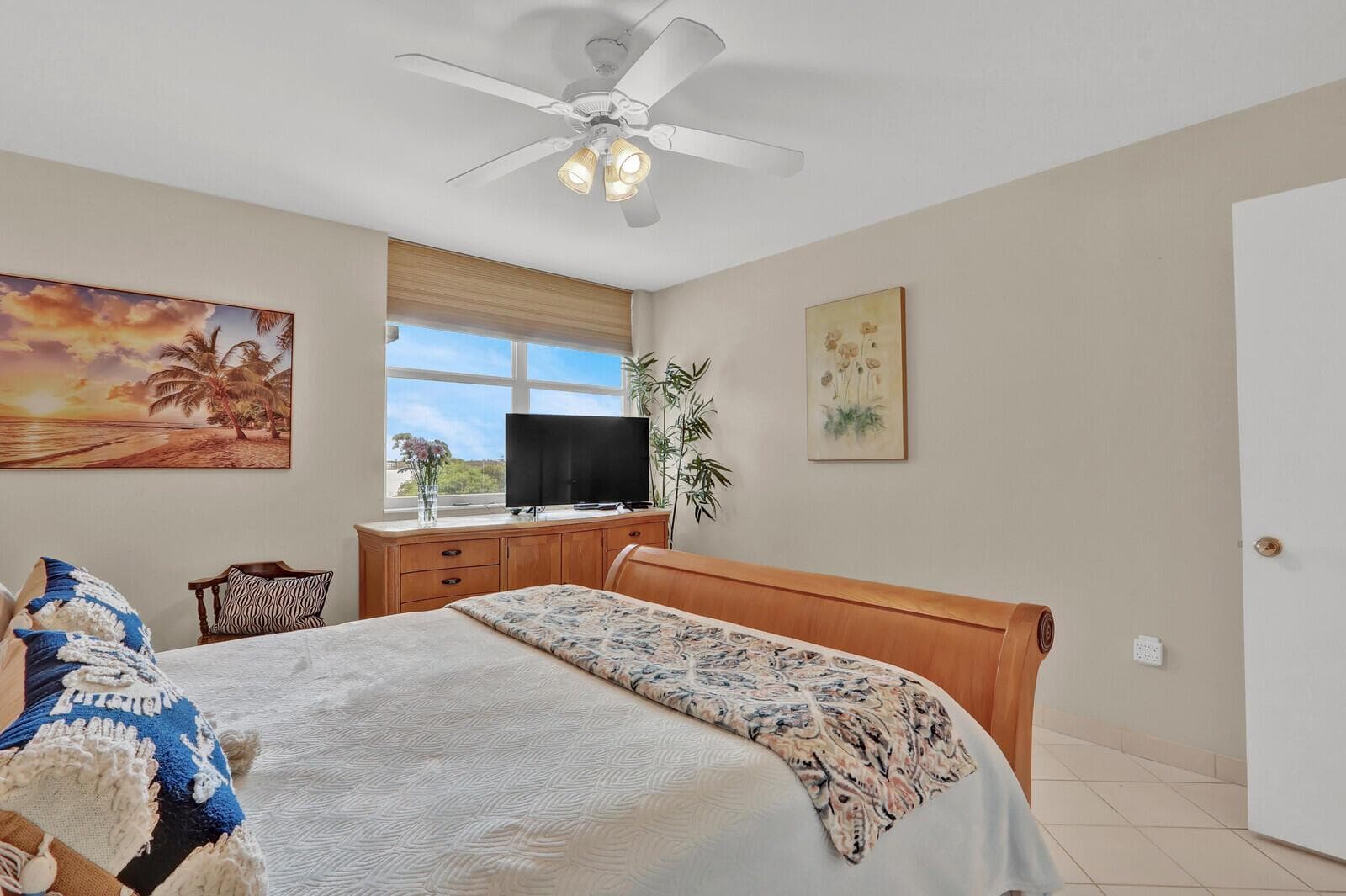 Primary Bedroom with water views
