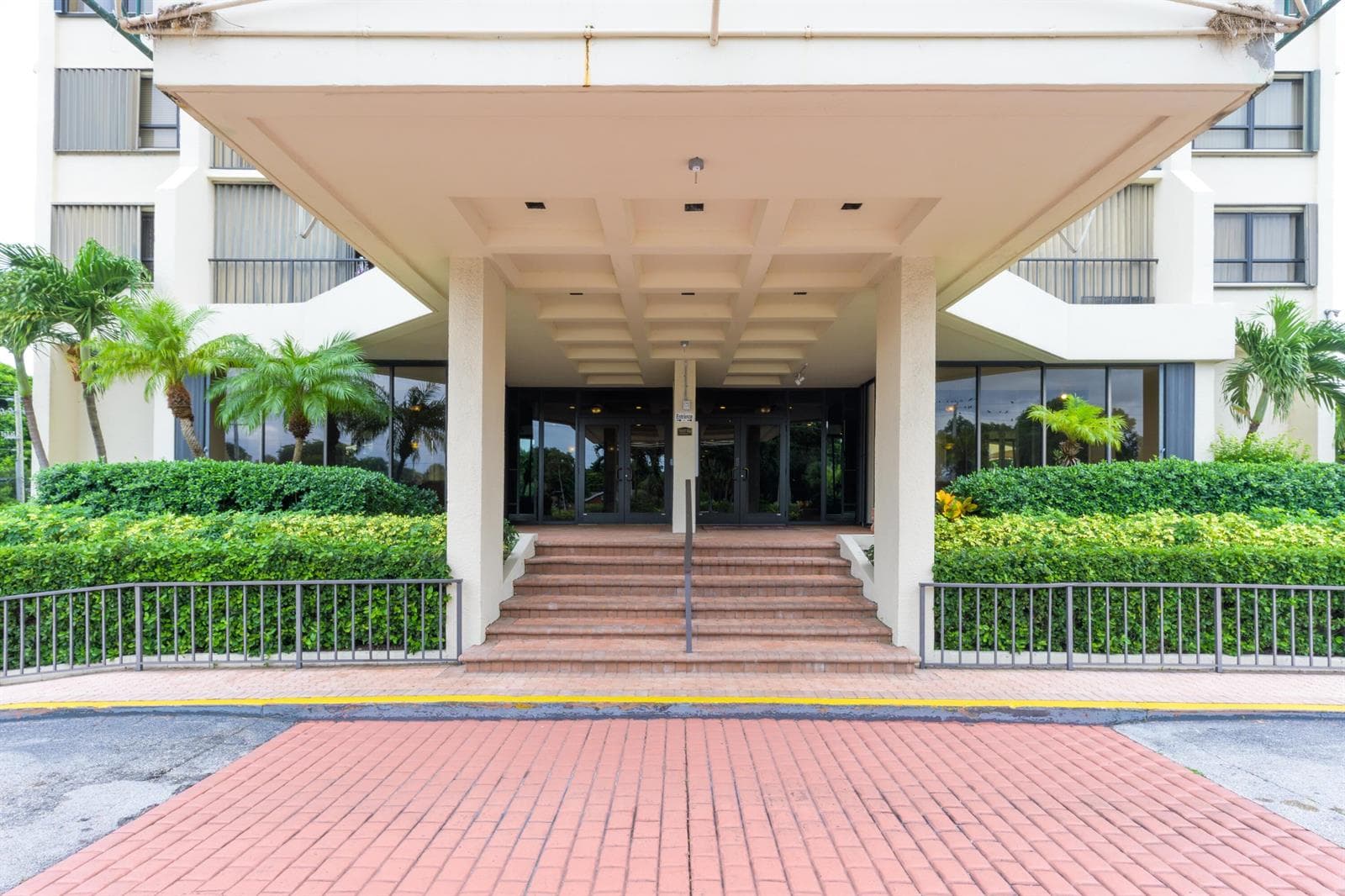 Entry to PBH under awning