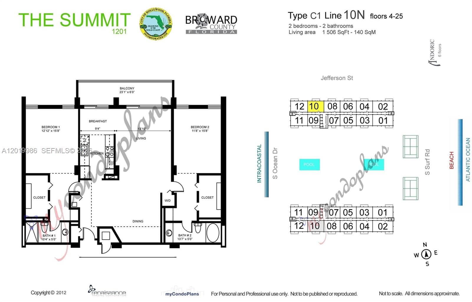 Summit Condo · #610N in Hollywood - Photo 29