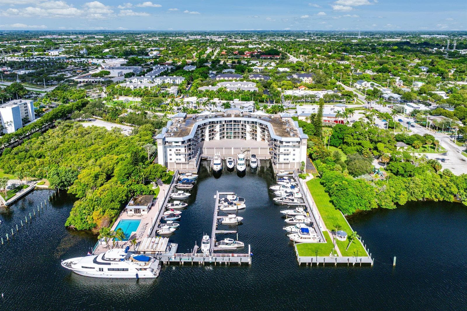 Building and Marina