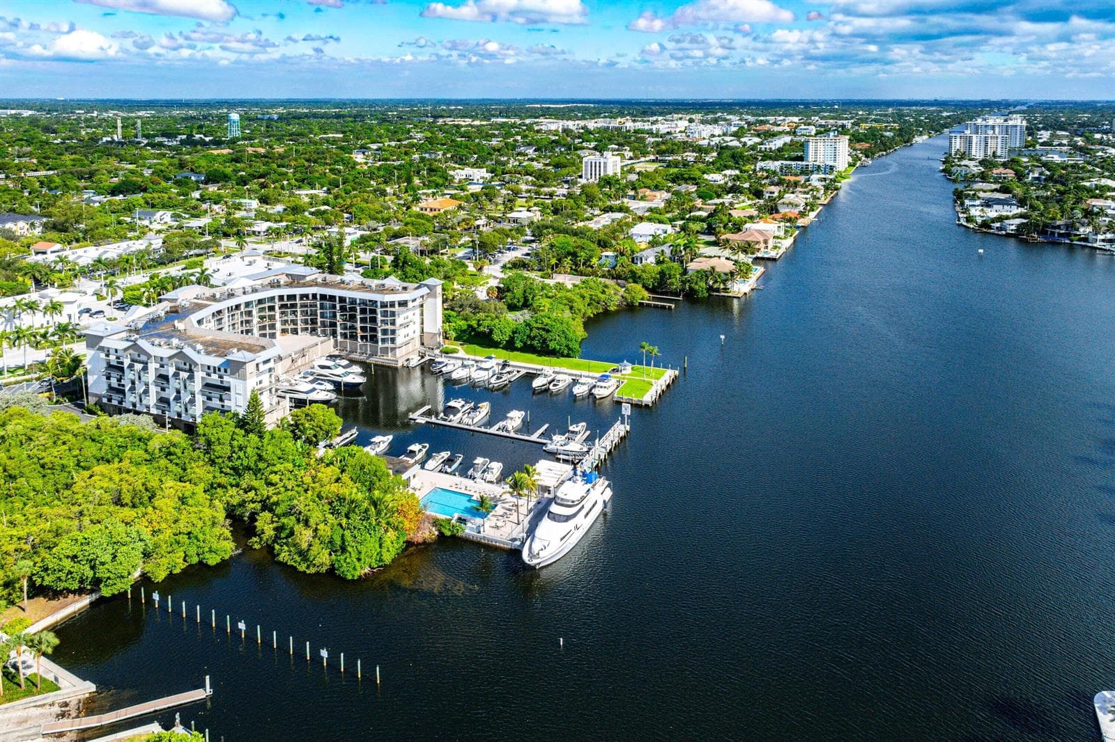 Building and Marina