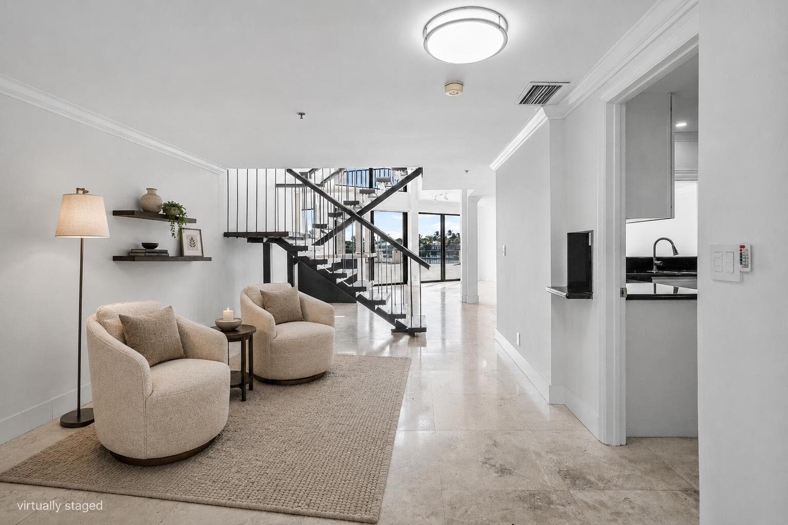 Entry Sitting Area