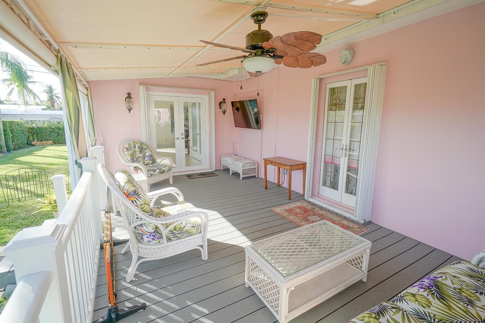 Covered Private Porch