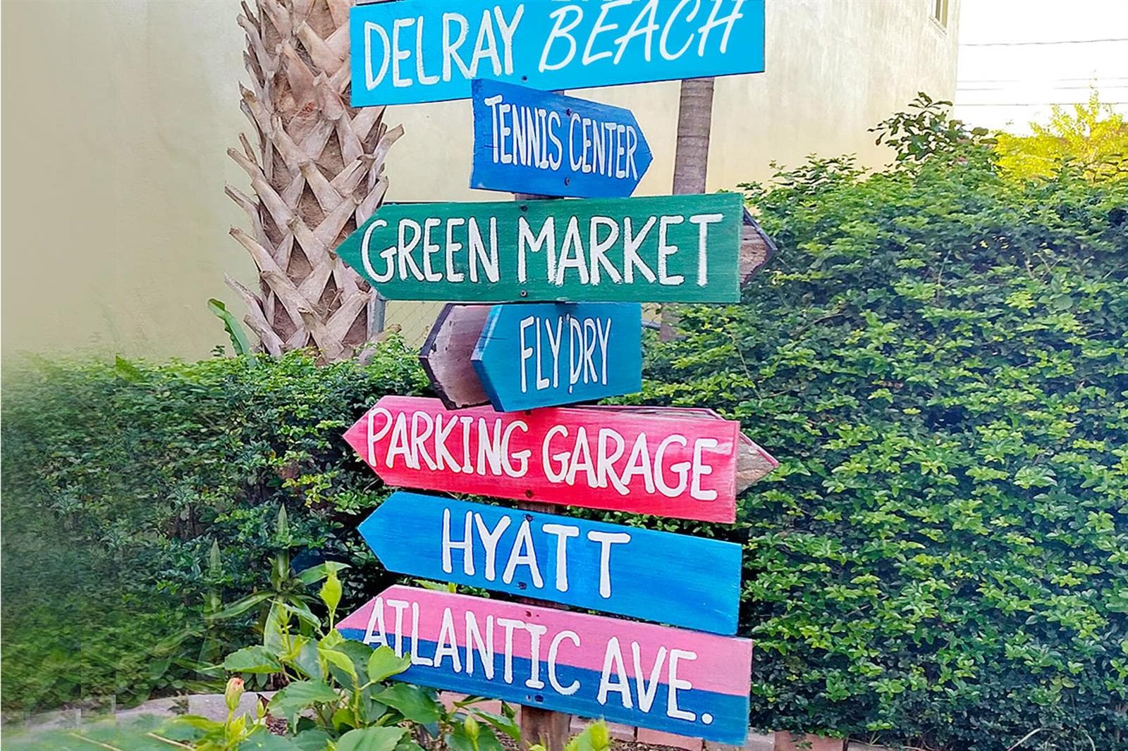 Atlantic Ave Delray Beach Sign