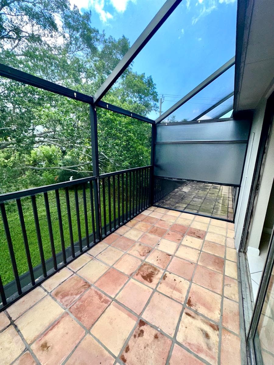 Second Floor Balcony