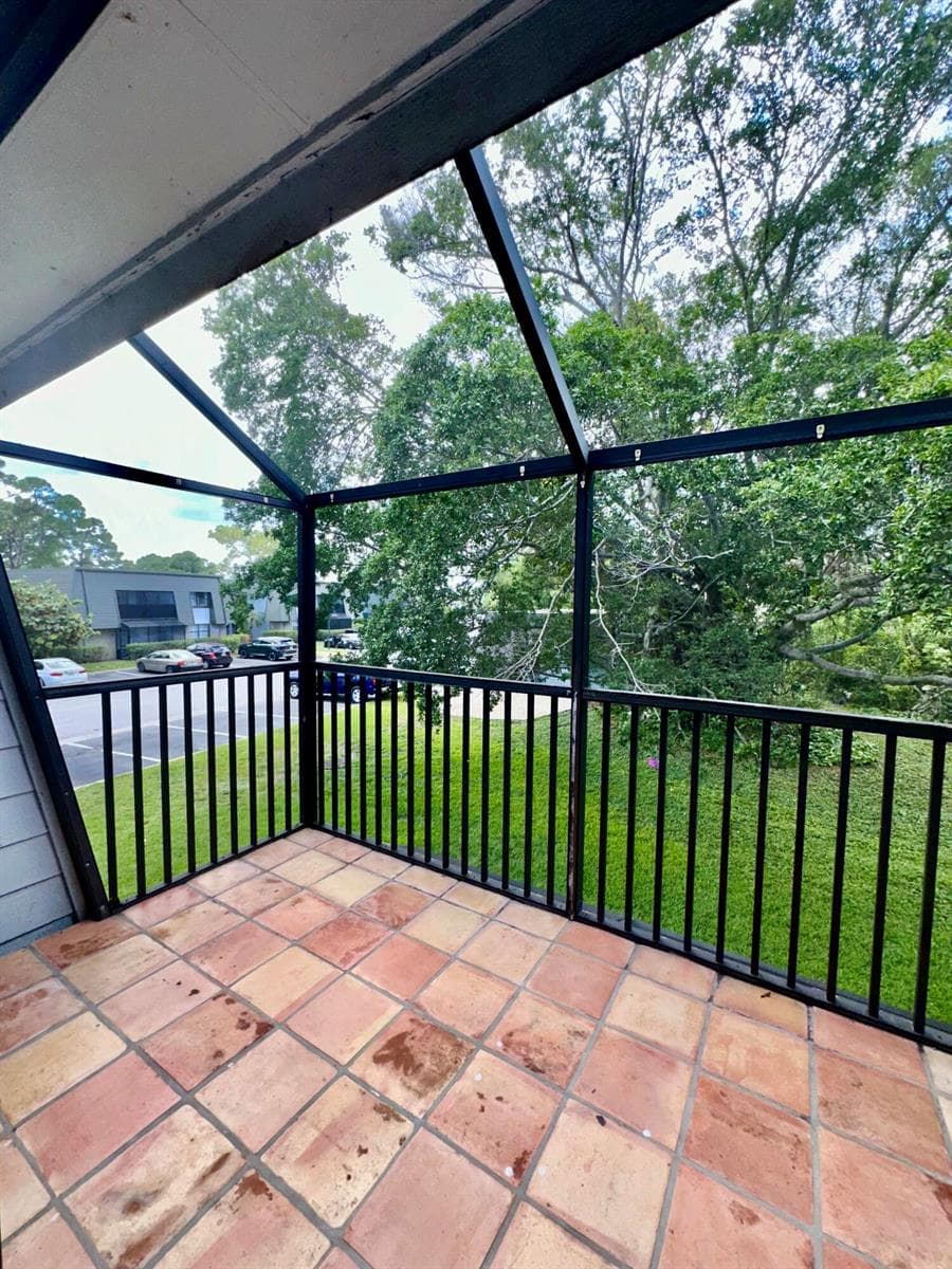 Second Floor Balcony