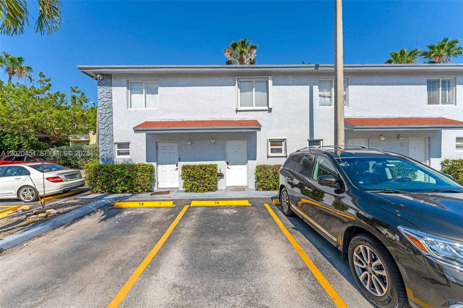 Parking directly in front of unit