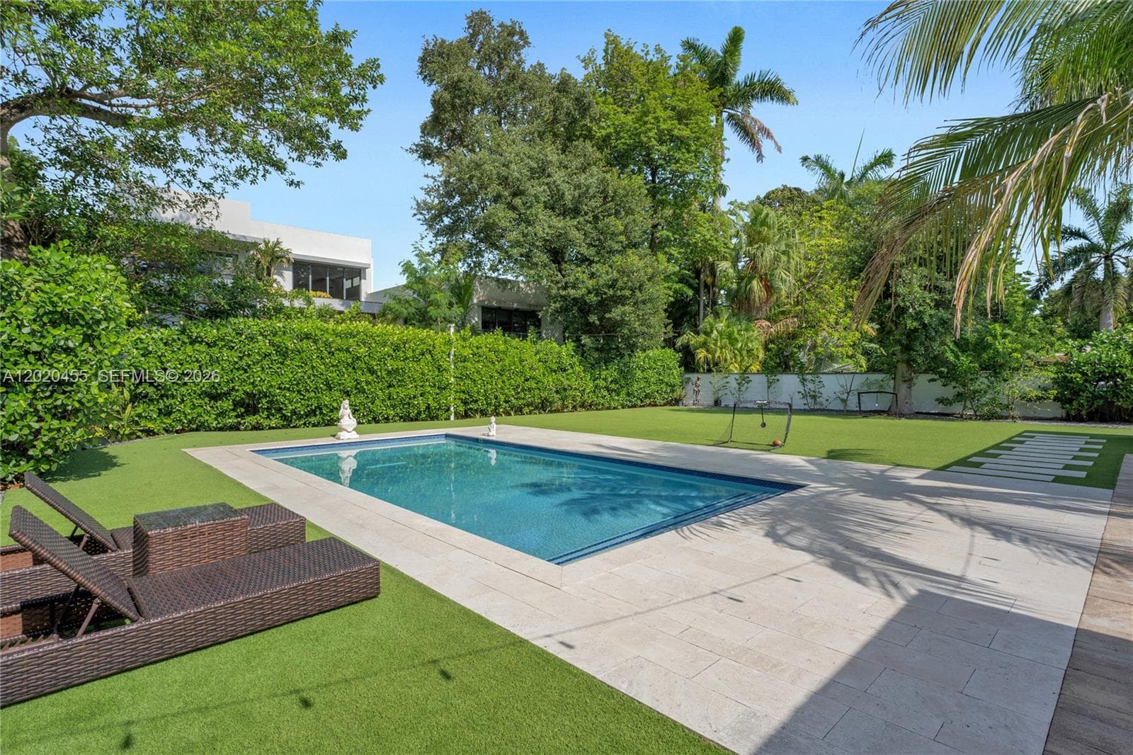 Pool with Lounge Sun Chairs