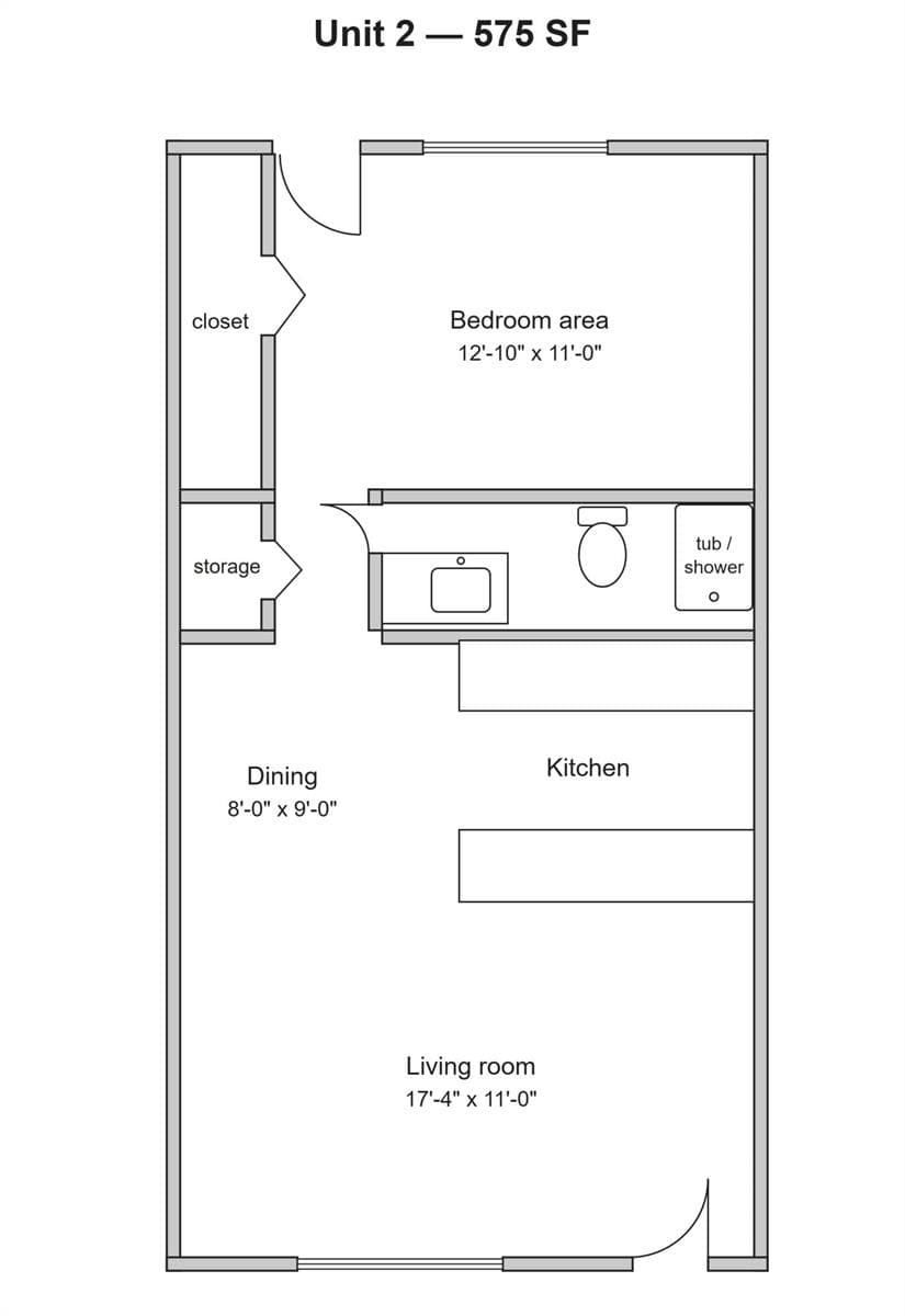 Unit 2 Floor Plan