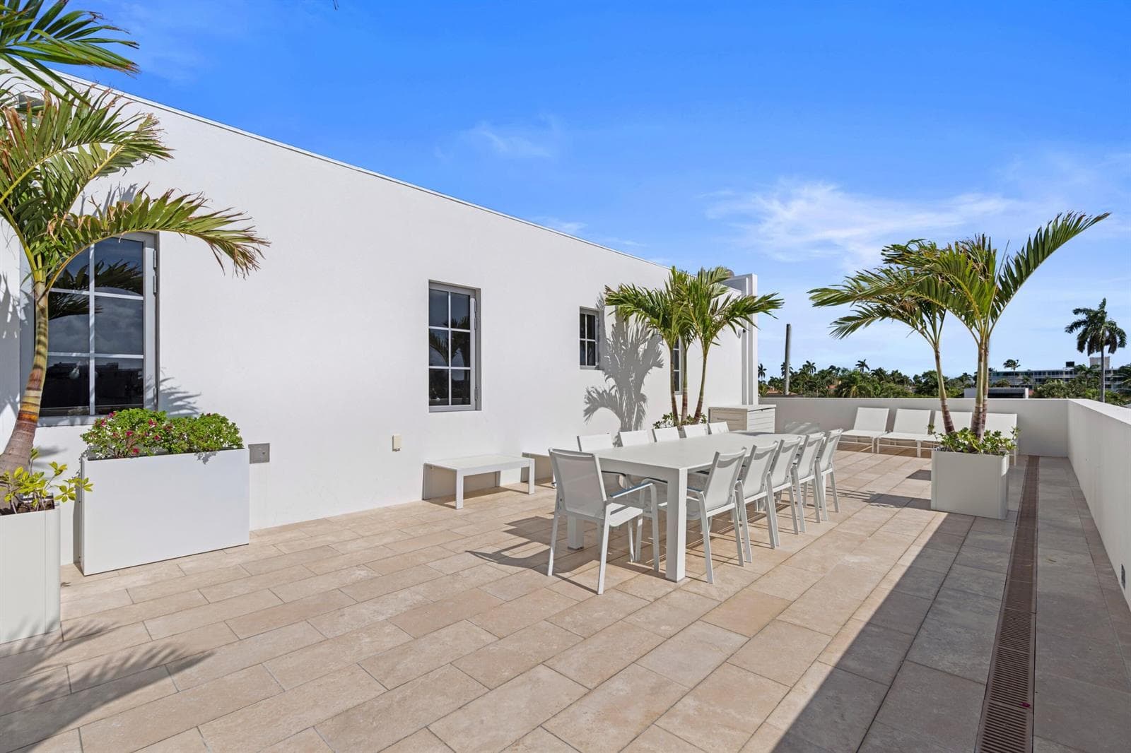 East Side of Spacious Balcony/Patio