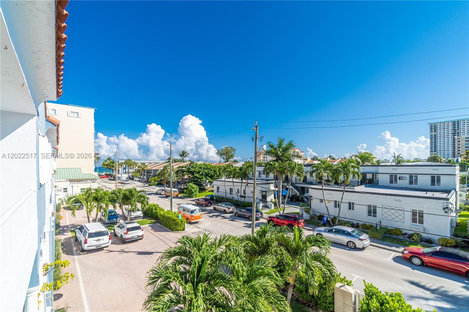 View of Hollywood Beach from Balcony