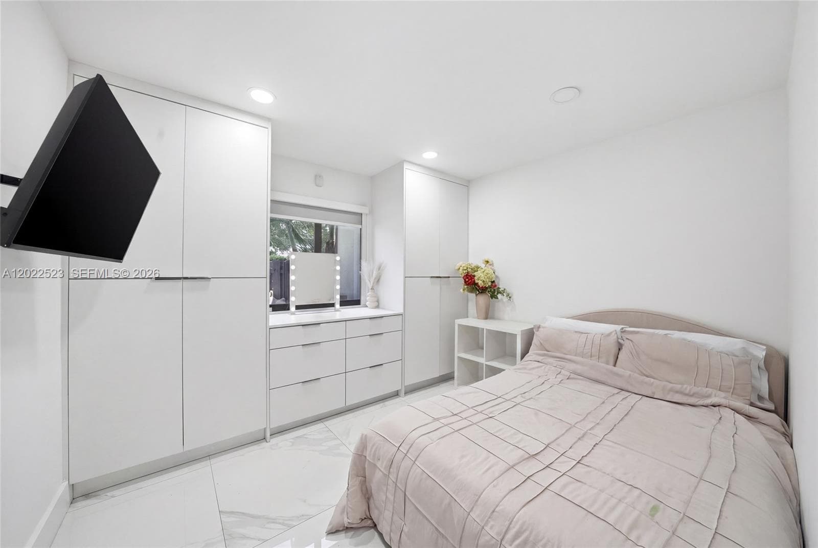Bedroom with Custom Closet