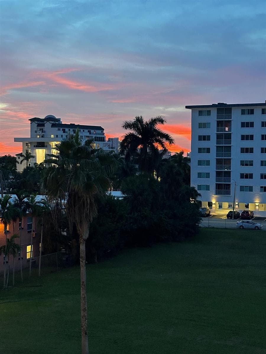 Sunset view from Private Balcony