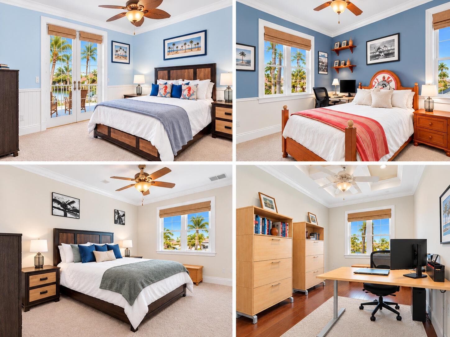 Virtually Staged Secondary Bedrooms