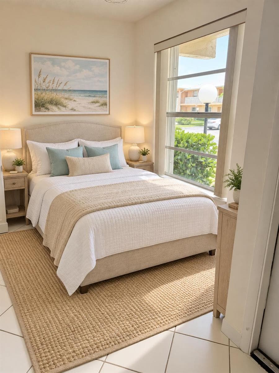 Elegant Primary BR with new carpet