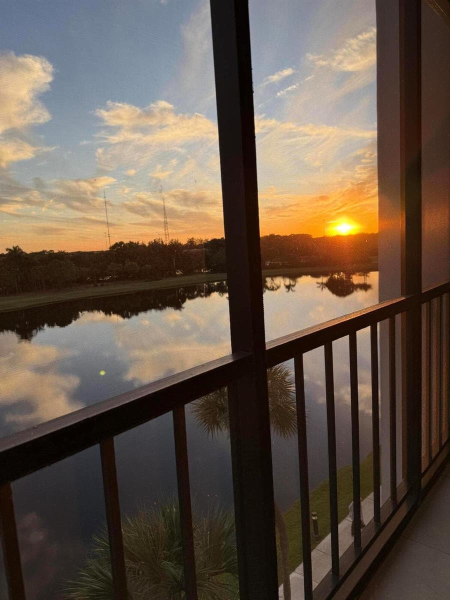 Sunset from Living Room