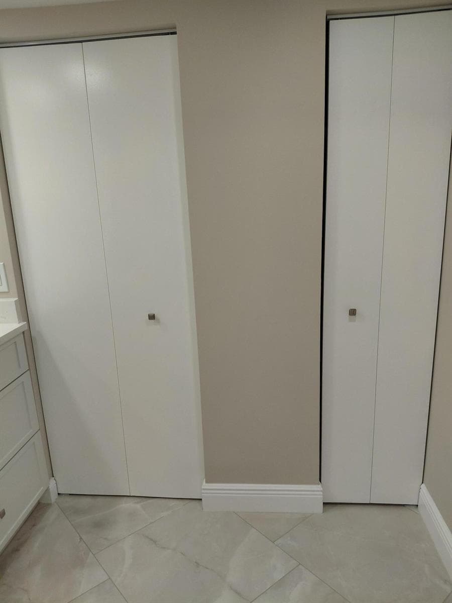 MASTER BEDROOM CLOSETS