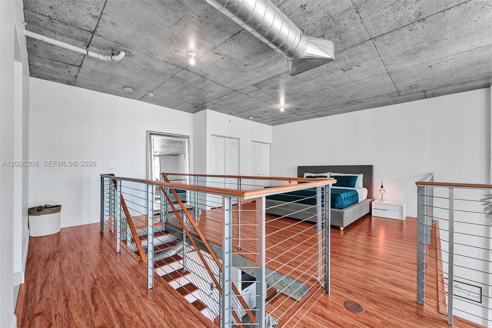 2nd floor has 2 open bedrooms (no dividing walls)