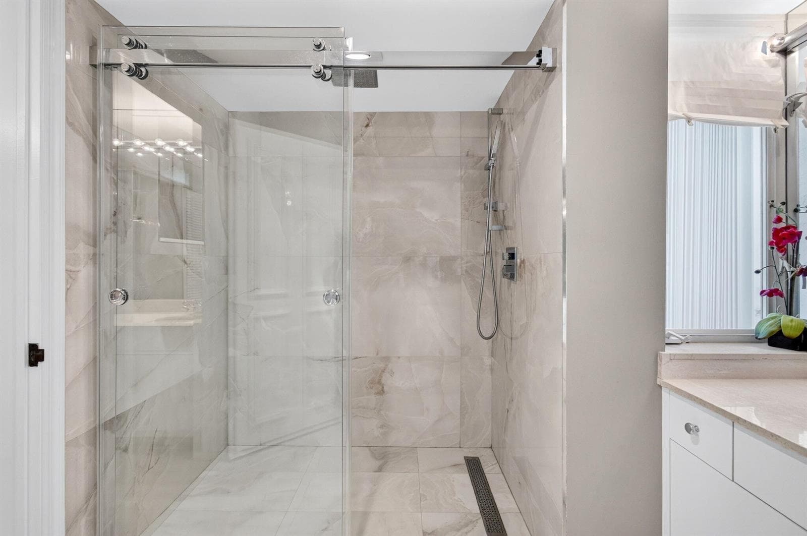 Lady's Walk-In Shower