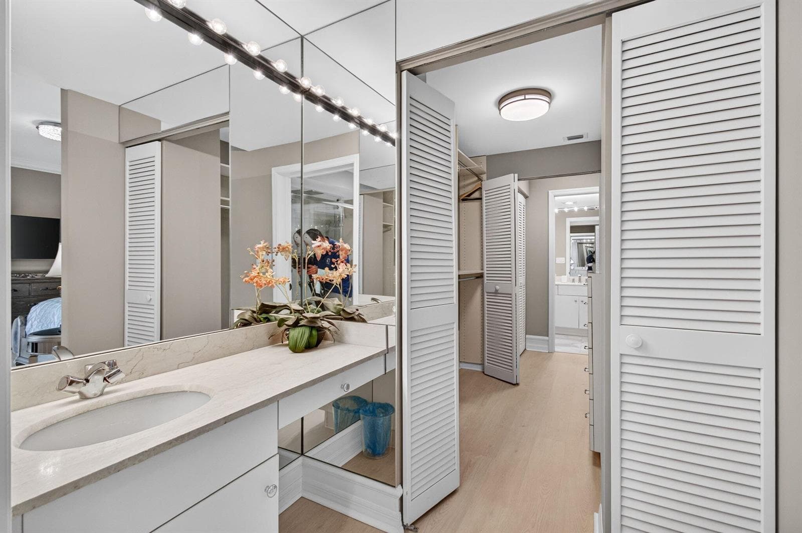 Lady's Make-Up Area