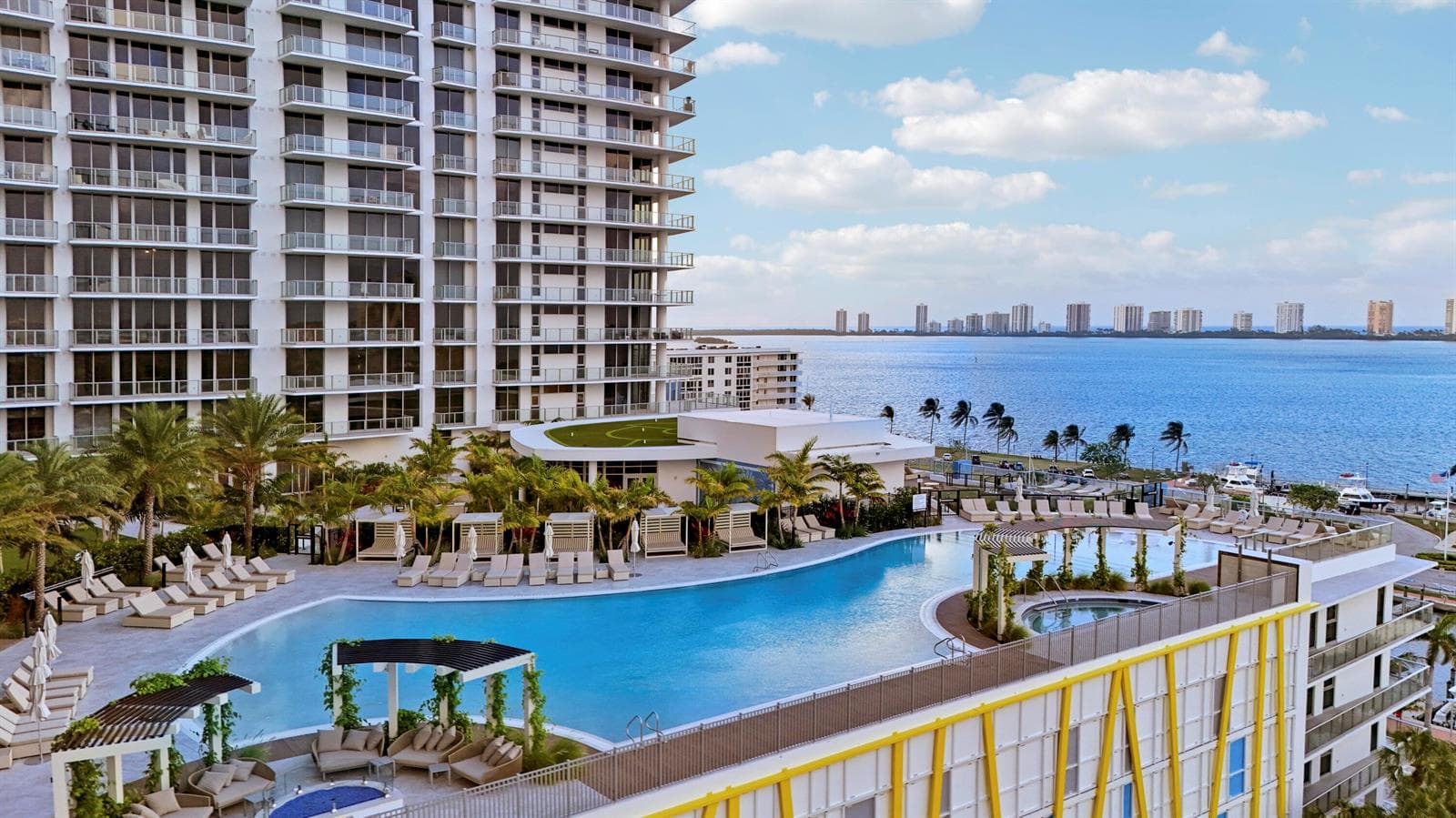 Roof top pool