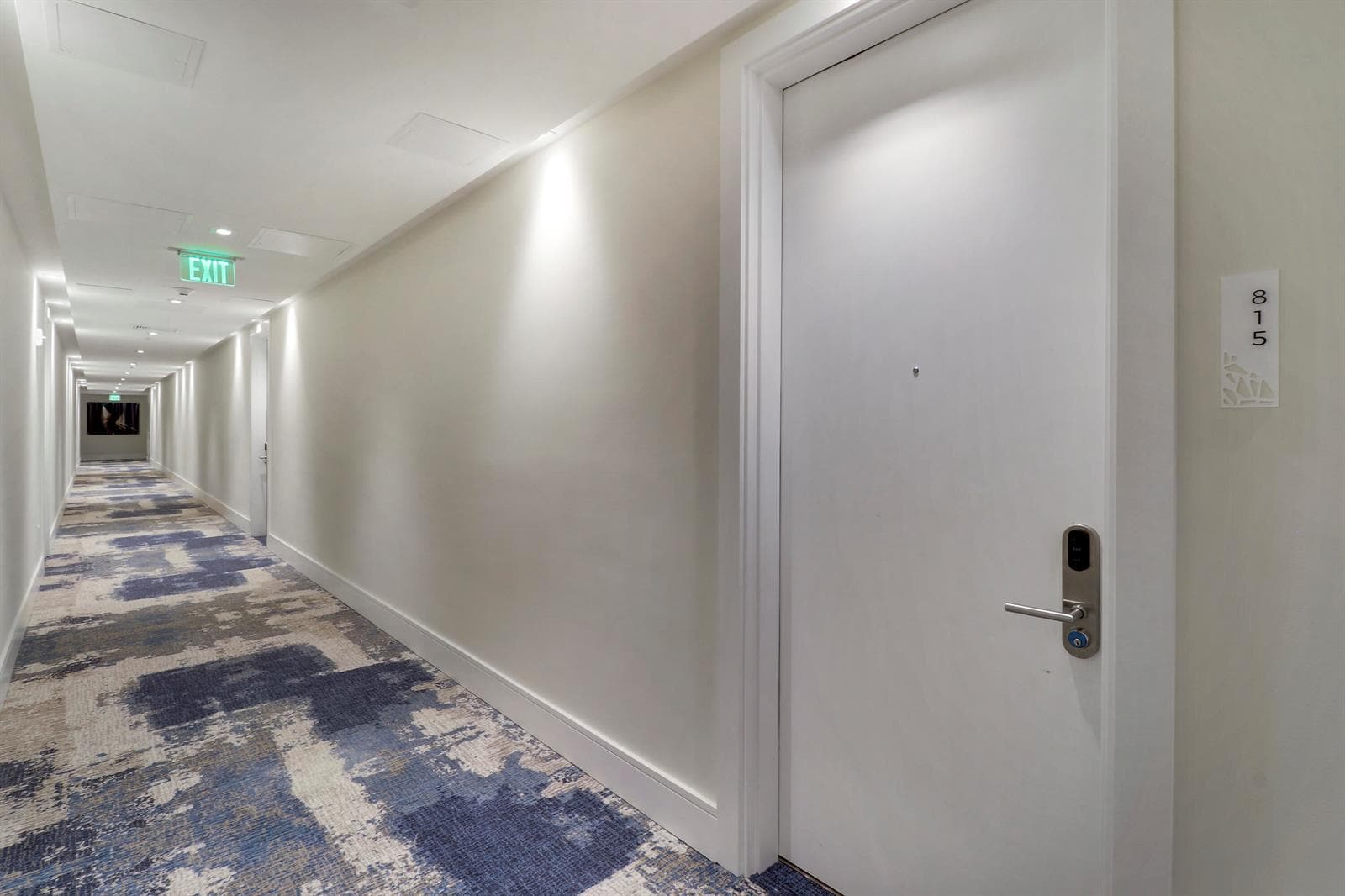 Exterior Hallway at unit