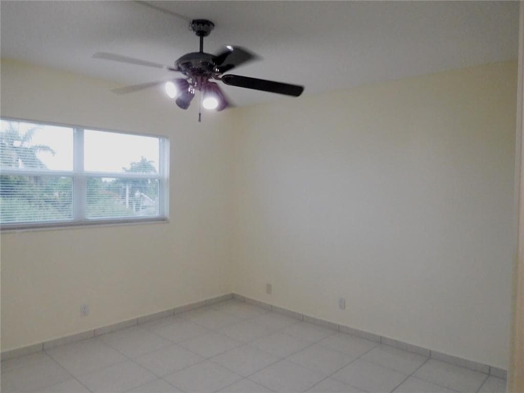 Hurricane window in master bedroom