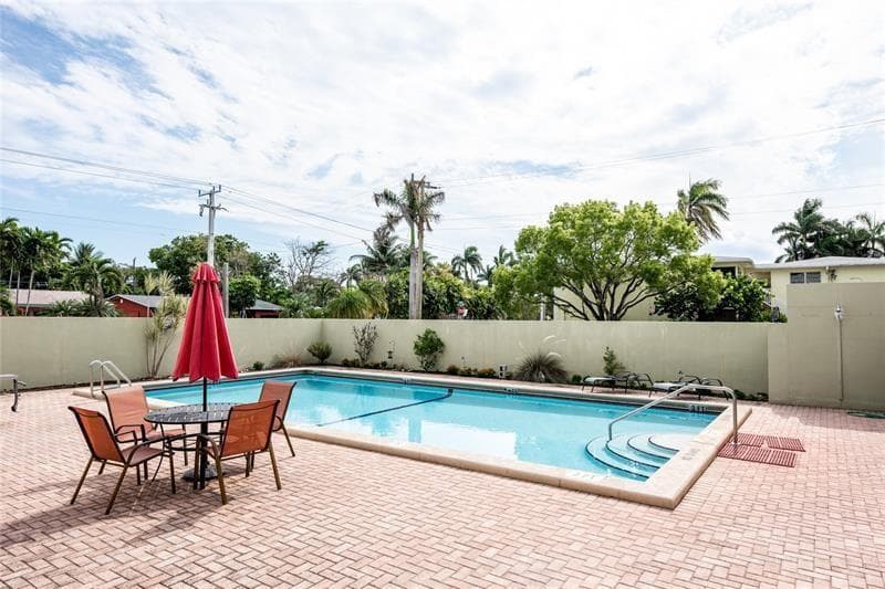Pool area.