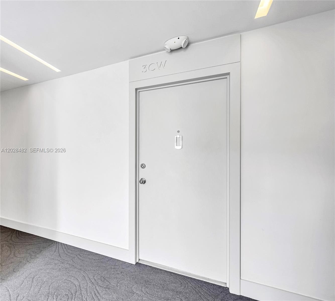 Front door to condo