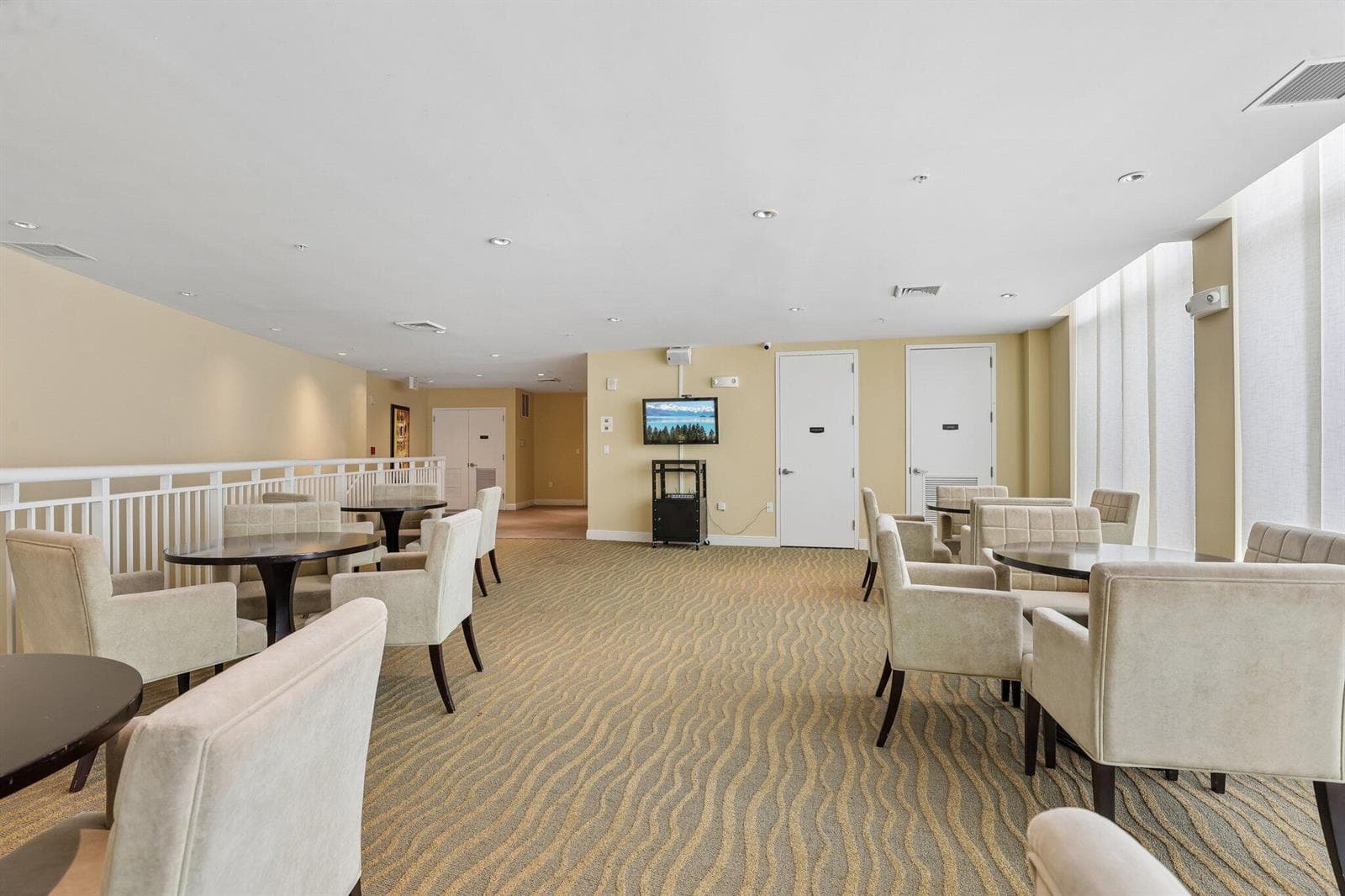 Building east lobby