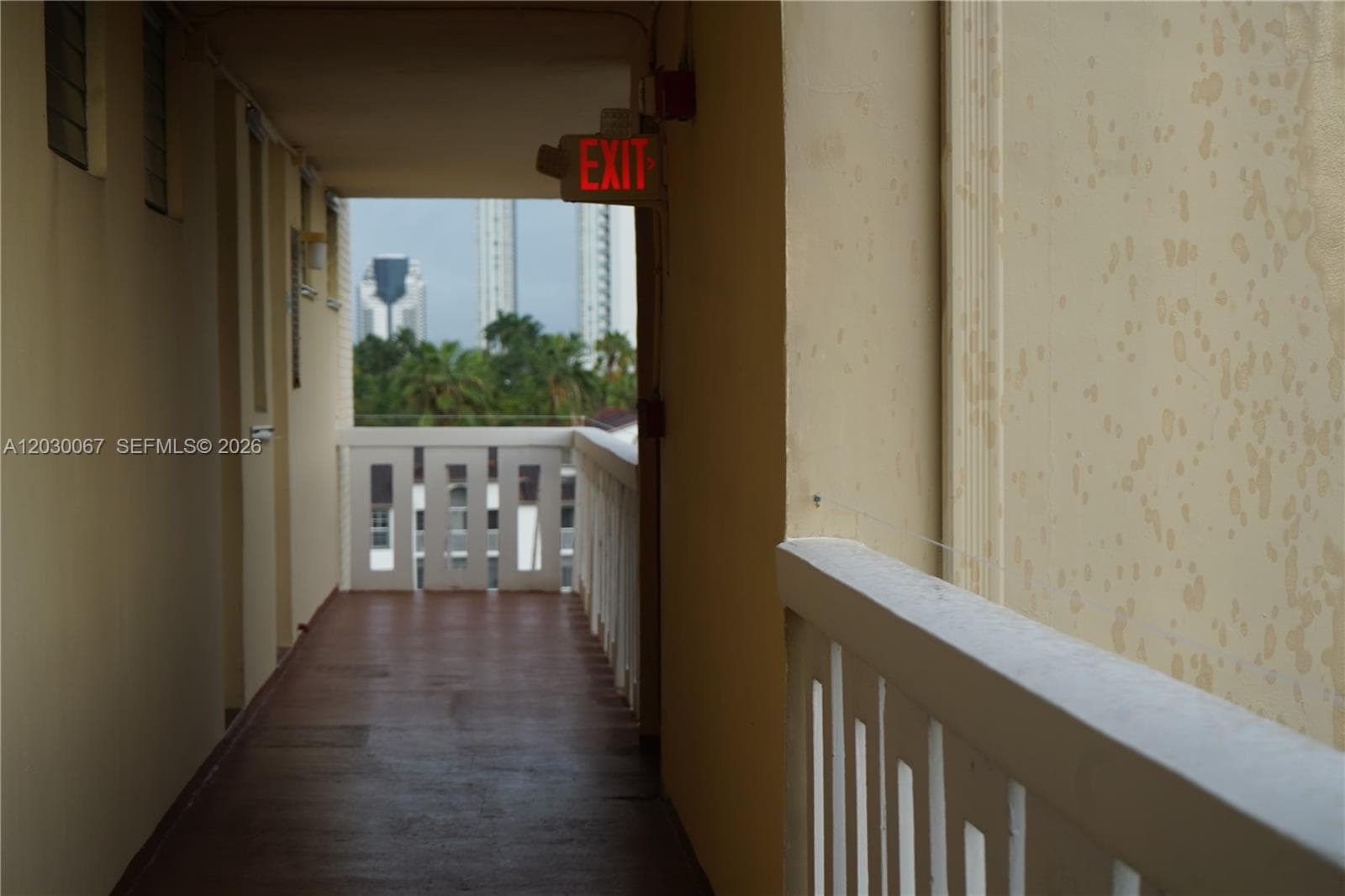 Walk way next to stairs