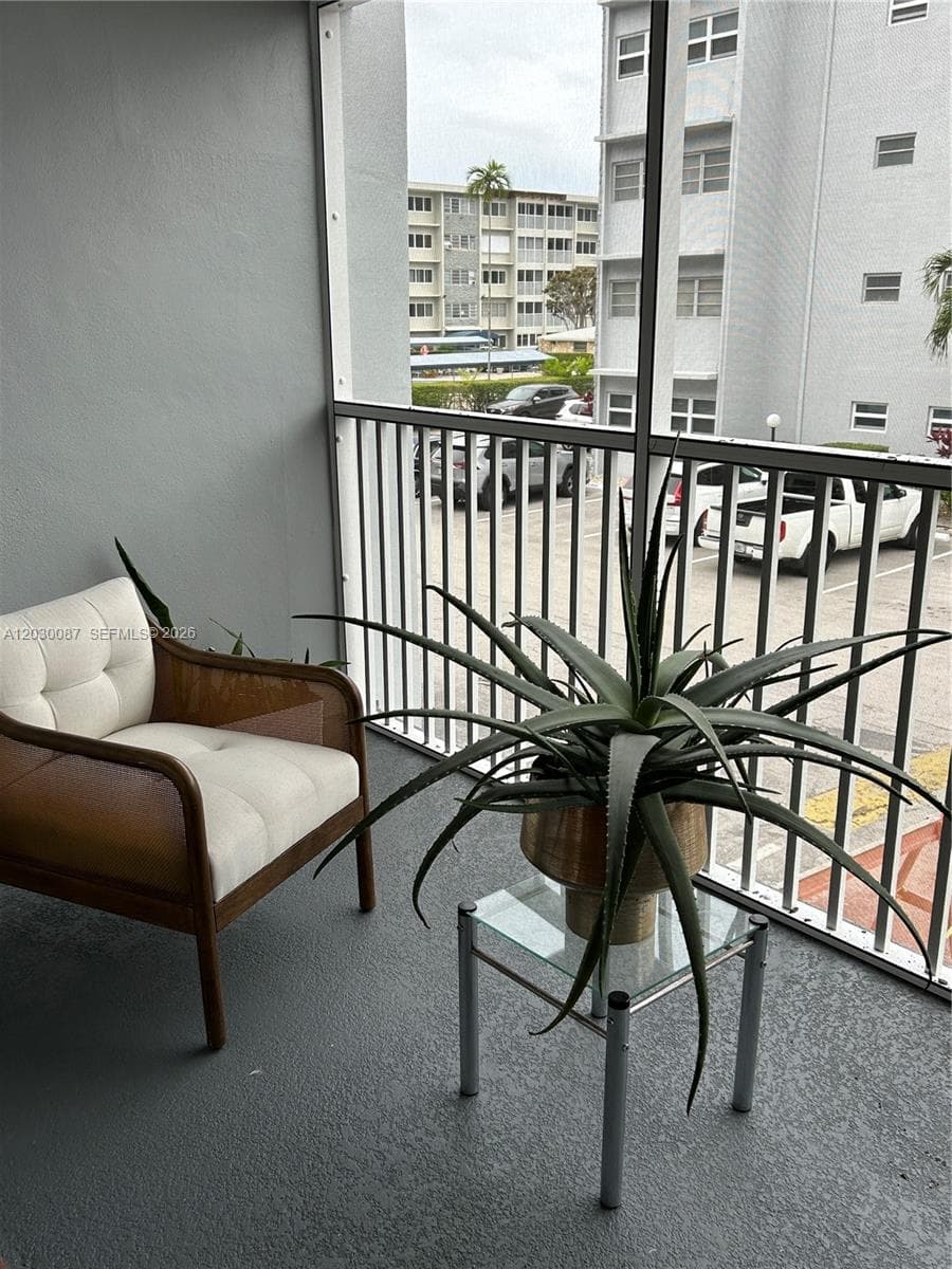 Renovated screened balcony