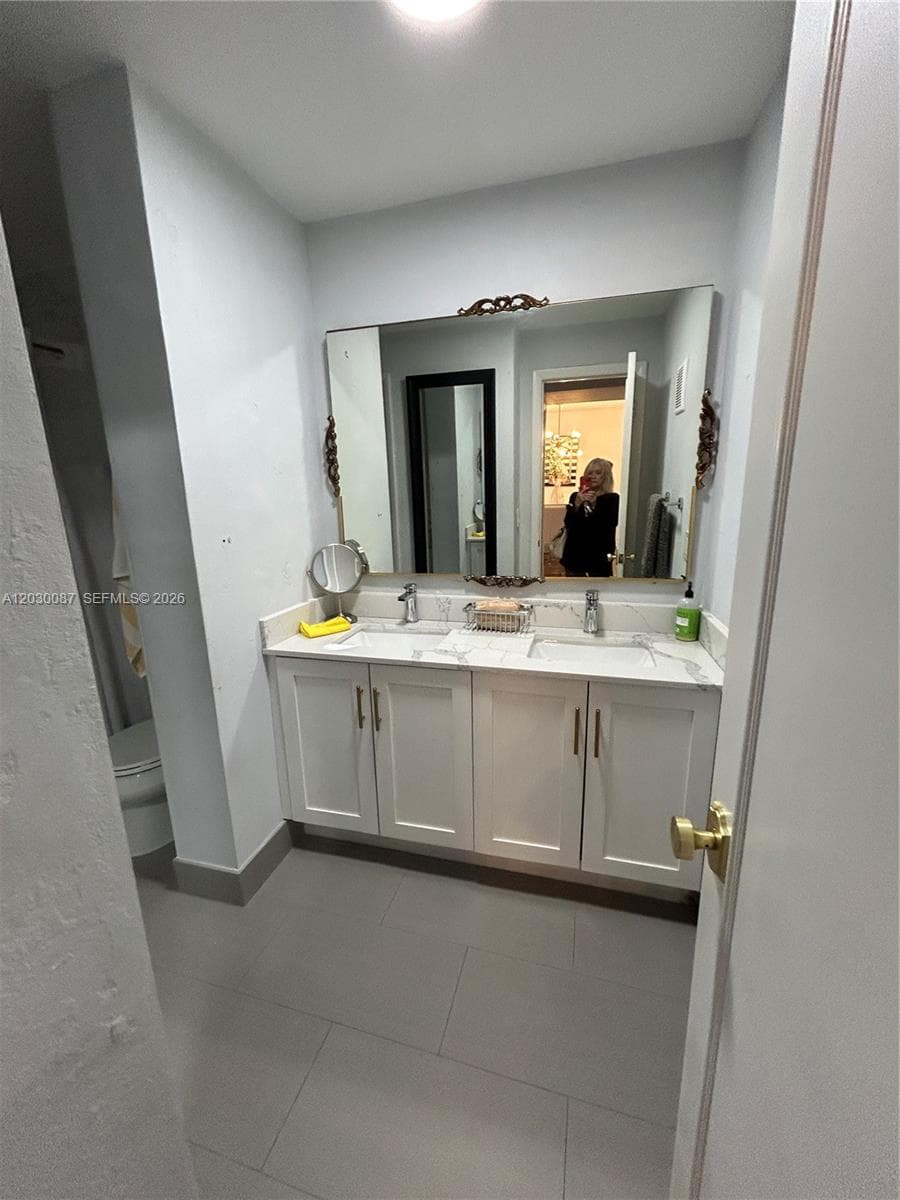 Renovated with double sinks