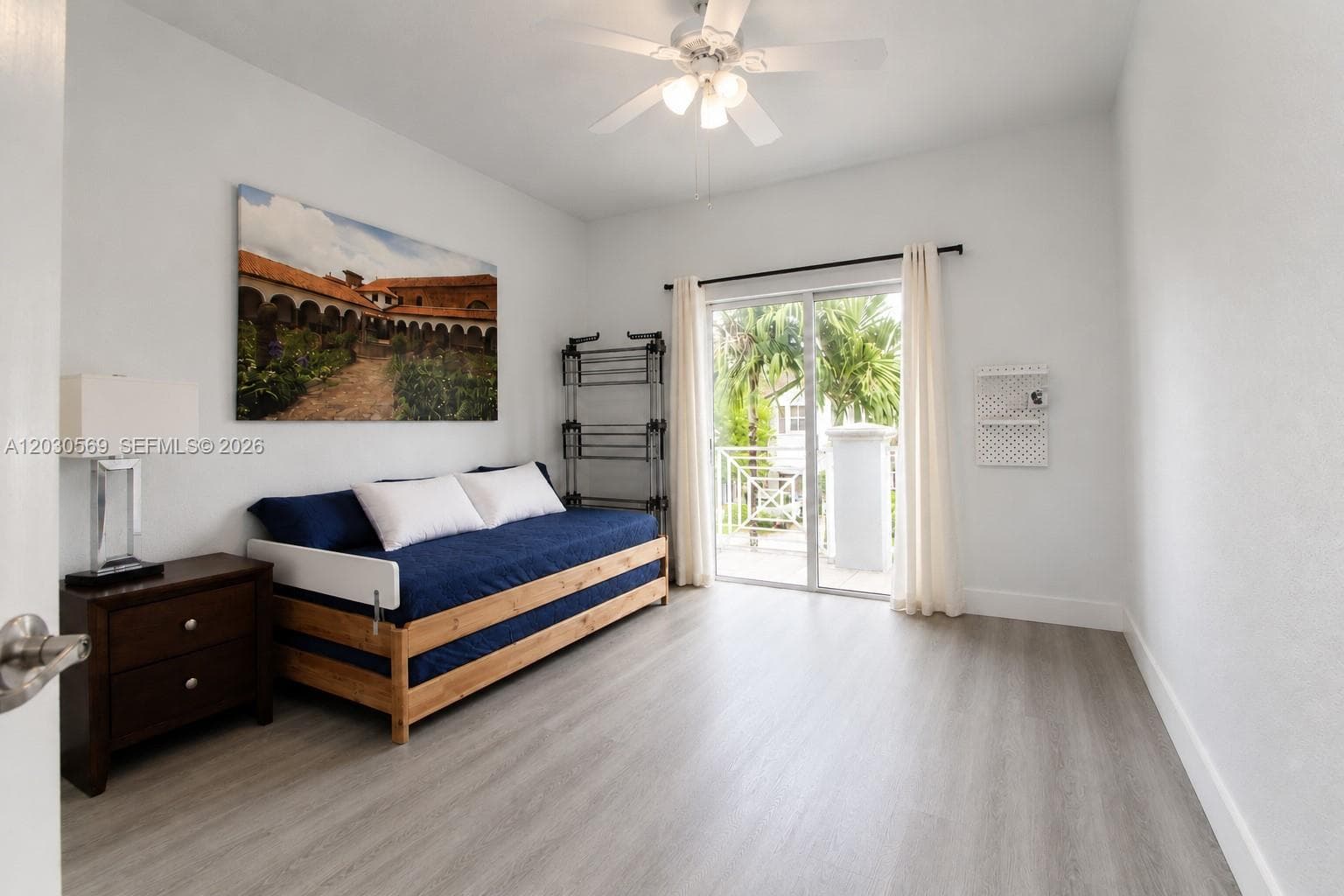 Bedroom 3 with balcony.