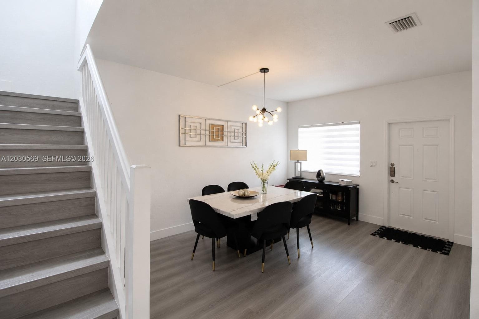 Stairs & all new floors.