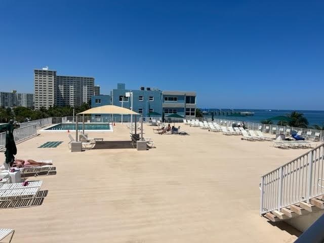 pool deck