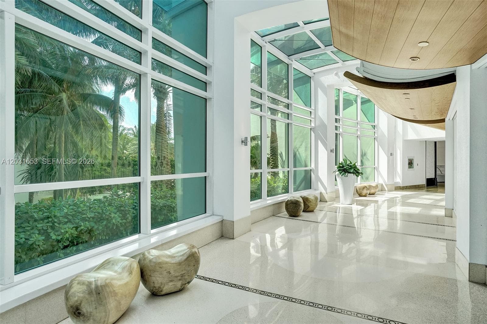 Hotel walkway