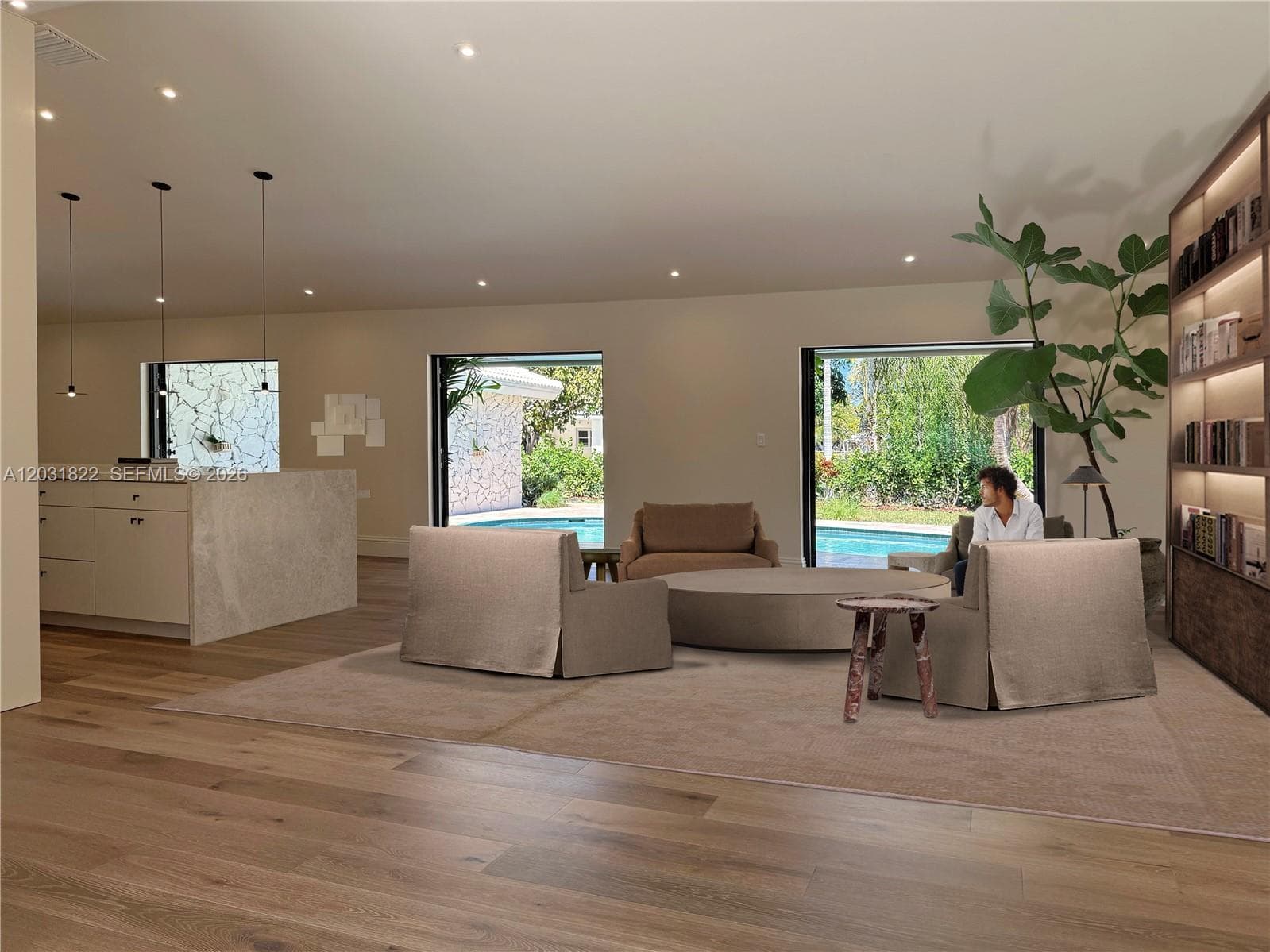 LIVING ROOM RENDERING