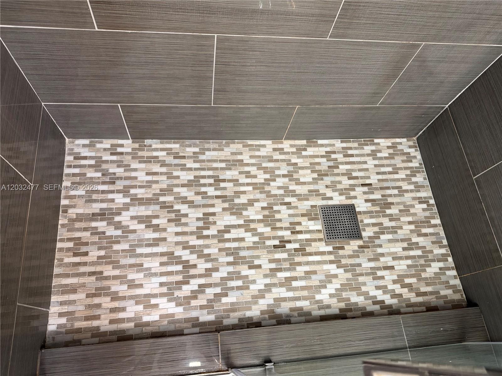 Shower floor tiles